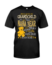Mess with my grandchild and you make Nana bear Premium Fit Mens Tee thumbnail