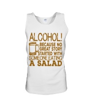 Alcohol Because No Great Story Ever Started With Unisex Tank tile