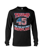 Trump 45 find your safe space snowflake Long Sleeve Tee thumbnail