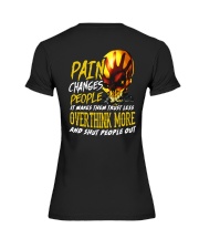 Pain changes people it makes them trust less overt Premium Fit Ladies Tee tile