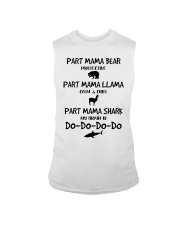 Part mama bear part mama llama part mama shark Sleeveless Tee tile