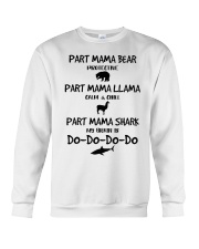 Part mama bear part mama llama part mama shark Crewneck Sweatshirt tile