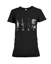 Liberty guns beer Trump Premium Fit Ladies Tee thumbnail