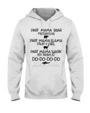 Part mama bear protective part mama llama calm and Hooded Sweatshirt tile