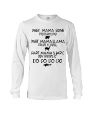Part mama bear protective part mama llama calm and Long Sleeve Tee tile