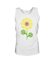 Bicycle sunflower Unisex Tank tile