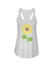 Bicycle sunflower Ladies Flowy Tank tile