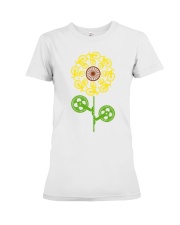 Bicycle sunflower Premium Fit Ladies Tee tile