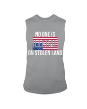 No one is illegal on stolen land Sleeveless Tee tile