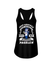 Just another beer drinker with a meat rubbing Ladies Flowy Tank tile