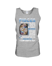 10 Signs Pisces your lights out Unisex Tank tile