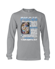 10 Signs Pisces your lights out Long Sleeve Tee tile
