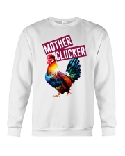 Mother clucker - Rooster chicken Crewneck Sweatshirt tile