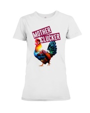 Mother clucker - Rooster chicken Premium Fit Ladies Tee tile