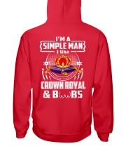 I'm a simple man i like crown royal and boobs Hooded Sweatshirt tile