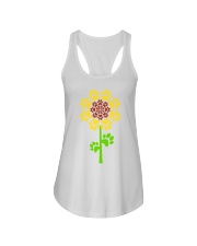 Sunflower Dog Paw Ladies Flowy Tank tile