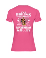 I'm a Simple man i like boobs Premium Fit Ladies Tee tile