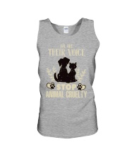 Dog lovers - stop animal cruelty Unisex Tank tile