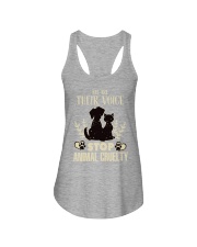 Dog lovers - stop animal cruelty Ladies Flowy Tank tile