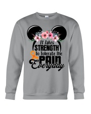 MS - it takes strength Crewneck Sweatshirt tile