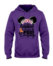 MS - it takes strength Hooded Sweatshirt tile