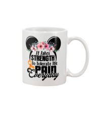 MS - it takes strength Mug tile