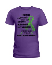 kidney disease warrior Ladies T-Shirt thumbnail