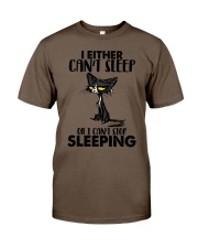 I Either can't sleep or I can't stop sleeping Classic T-Shirt tile