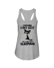 I Either can't sleep or I can't stop sleeping Ladies Flowy Tank tile