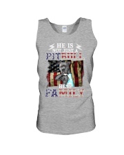 My pitbull is family - Love dad Unisex Tank tile