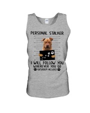 Pitbull - Personal stalker Unisex Tank tile