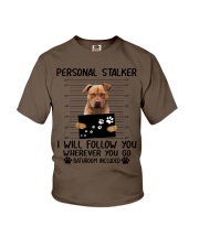 Pitbull - Personal stalker Youth T-Shirt tile