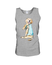 Golden retriever love mom Unisex Tank tile