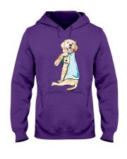 Golden retriever love mom Hooded Sweatshirt tile