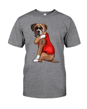 Boxer love dad Classic T-Shirt front