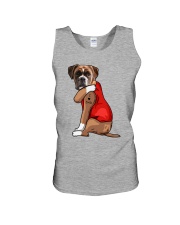 Boxer love dad Unisex Tank tile