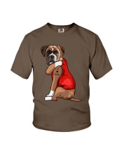 Boxer love dad Youth T-Shirt tile