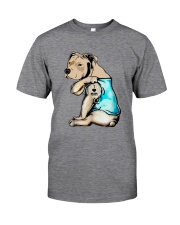 Pitbull love mom Classic T-Shirt front
