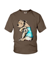Pitbull love mom Youth T-Shirt tile