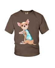 Chihuahua love grandpa Youth T-Shirt tile