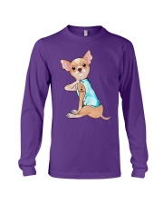 Chihuahua love grandpa Long Sleeve Tee tile