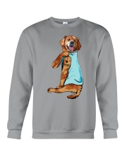 Golden retriever love mom Crewneck Sweatshirt tile