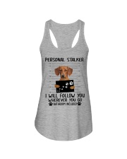 Dachshund - Personal stalker Ladies Flowy Tank tile