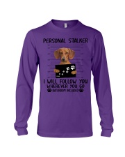 Dachshund - Personal stalker Long Sleeve Tee tile
