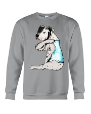 Pitbull love mom Crewneck Sweatshirt tile