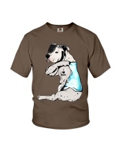 Pitbull love mom Youth T-Shirt tile