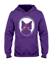 Black cat - Bowie Hooded Sweatshirt tile