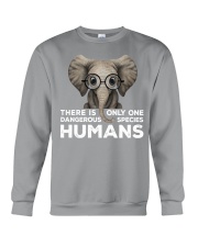 There is only one dangerous species Crewneck Sweatshirt tile