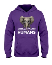 There is only one dangerous species Hooded Sweatshirt tile