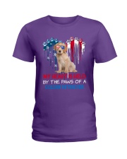 Golden Retriever - My Heart Ladies T-Shirt tile